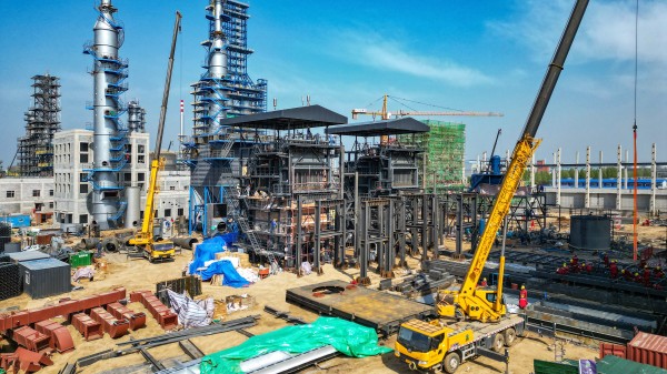 直擊一線！鄭鍋針狀焦余熱鍋爐項目建設(shè)全面提速